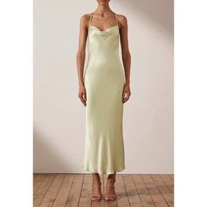 Shona Joy Cowl Back Bias Midi Dress